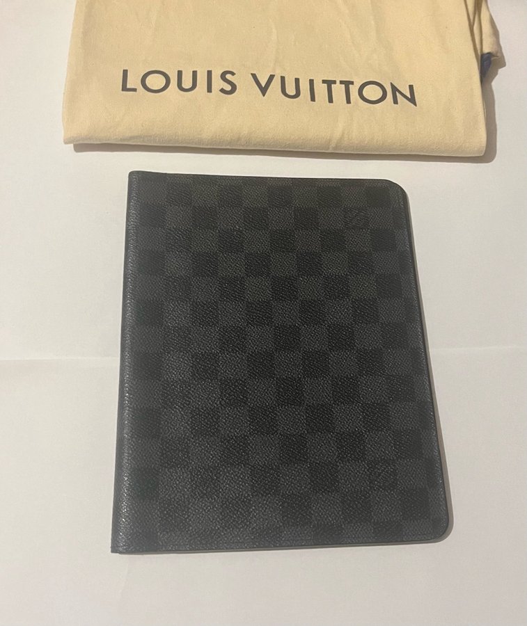 LOUIS VUITTON agenda Cover damier i nyskick LV Desk Graphite