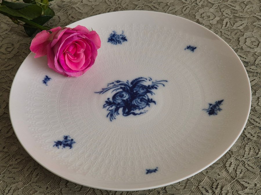 6 st. Rosenthal Mattallrikar Blue Romance - Romanze - design Björn Wiinblad