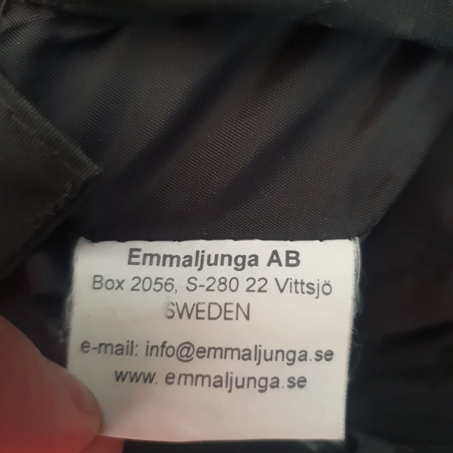 Emmaljunga skötväska svart