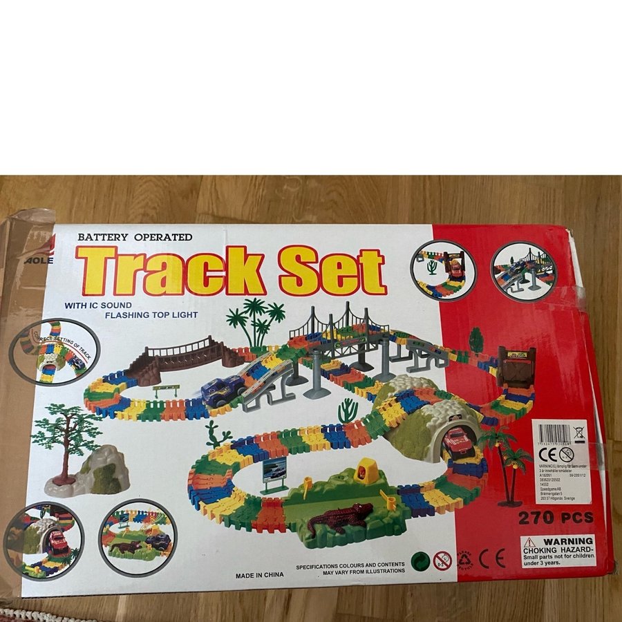 Track Set Super Fangle Battery Operated 270PCS