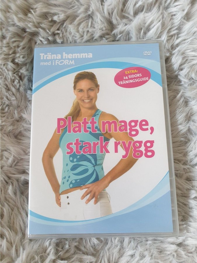 Ny! DVD träning, Platt mage, stark rygg