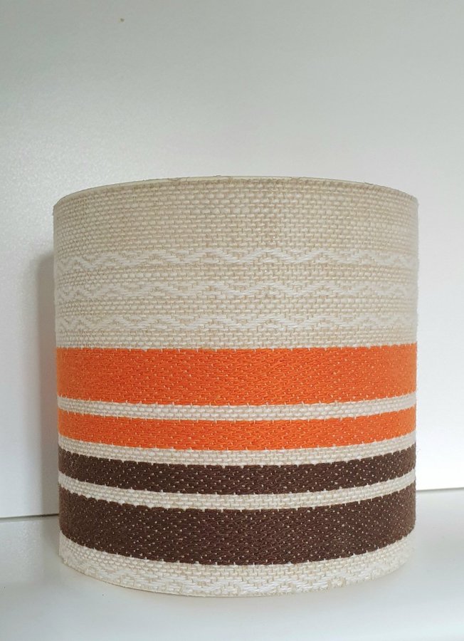 Retro / Vintage: Tidsenlig retro lampskärm från 60-/70-talet