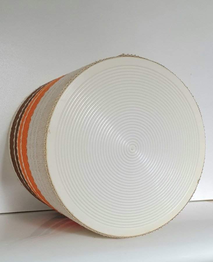 Retro / Vintage: Tidsenlig retro lampskärm från 60-/70-talet