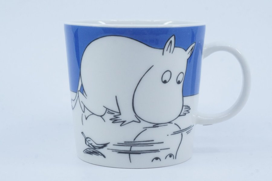 Muminmugg Mumintrollet på is / Moomin Mug Moomintroll on Ice [B]