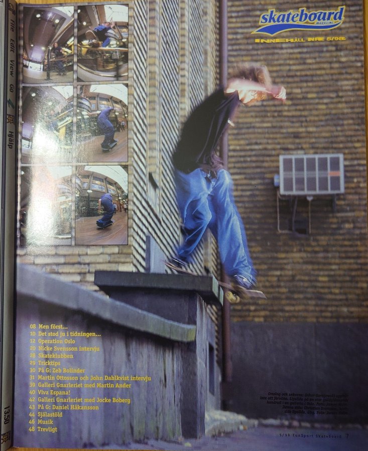 Funsport Skateboard Magazine 5/1998