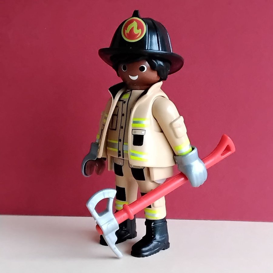 Playmobil brandman med yxa (71207)