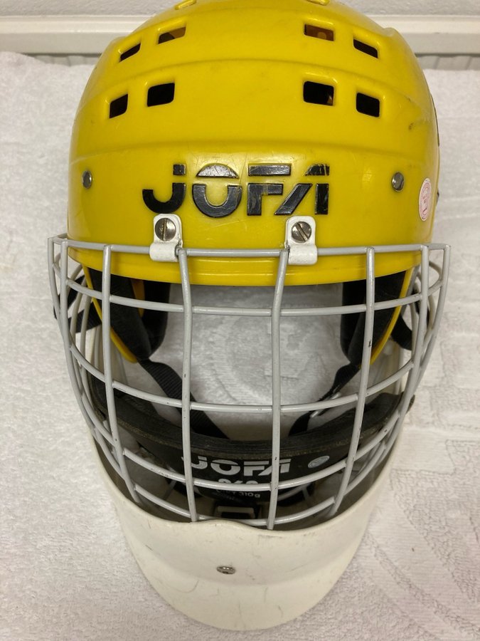 Jofa 290 Målvaktshjälm + Målvaktsgaller Mask  Lexan Hockey Hjälm Retro Vintage