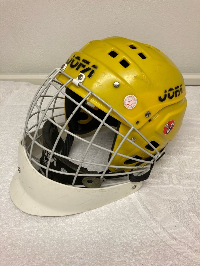 Jofa 290 Målvaktshjälm + Målvaktsgaller Mask  Lexan Hockey Hjälm Retro Vintage