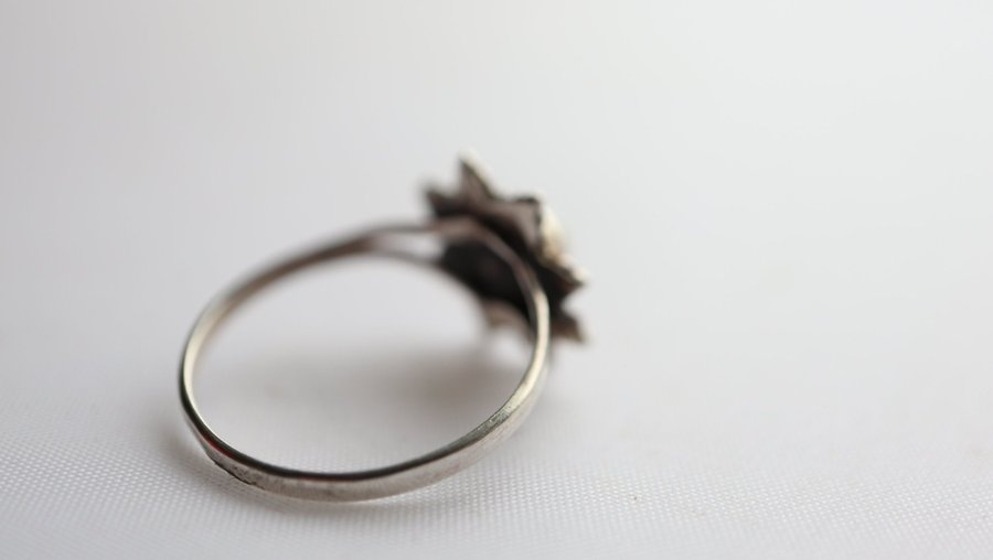 Pärla silver ring stämplat 925