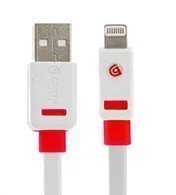 NY! Platt Laddkabel Iphone 5/6 Ipad 3 meter Flat USB Cable Lightning