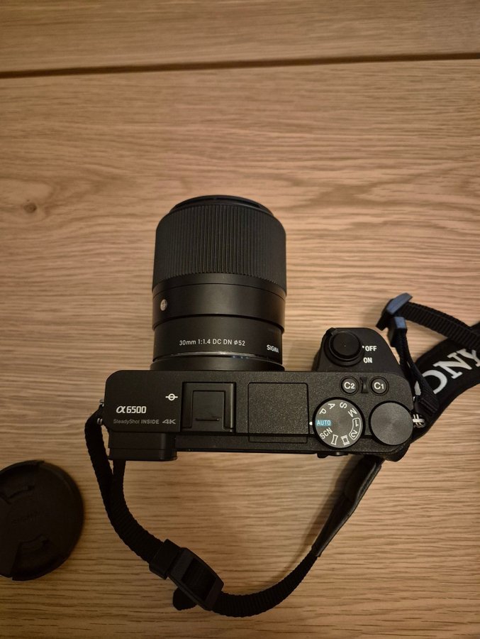 Sony a6500 med 30mm objektiv