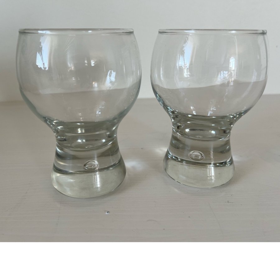 2 st Kosta Boda RONDO Ölglas /vinglas Design Göran Wärff