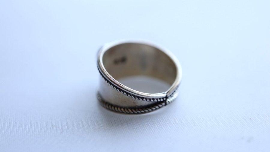 Månsten sten silver ring stämplat 925