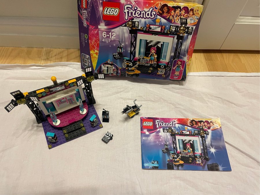 LEGO Friends 41117 Popstjärnornas tv-studio - komplett!