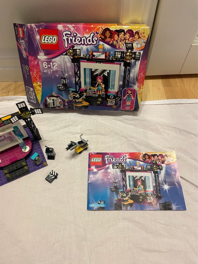 LEGO Friends 41117 Popstjärnornas tv-studio - komplett!