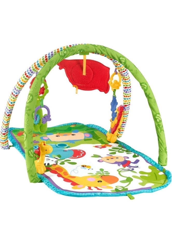 Fisher-Price 3-i-1 Musikalisk Regnskog Aktivitetsgym