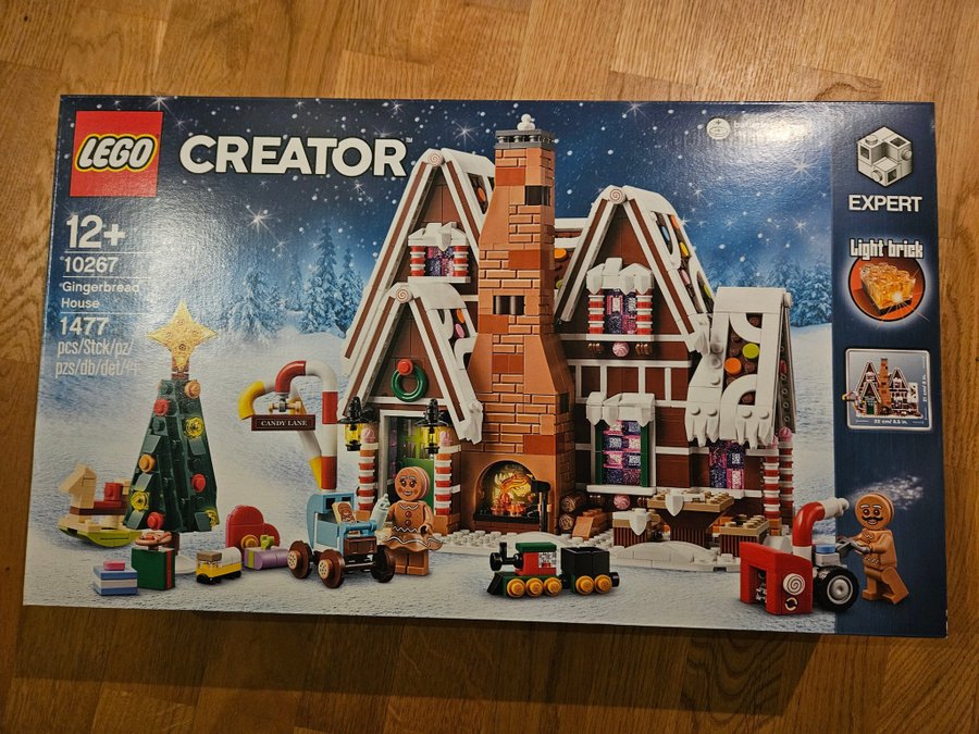 OÖPPNAD LEGO Creator Expert 10267 Pepparkakshus Julklapp