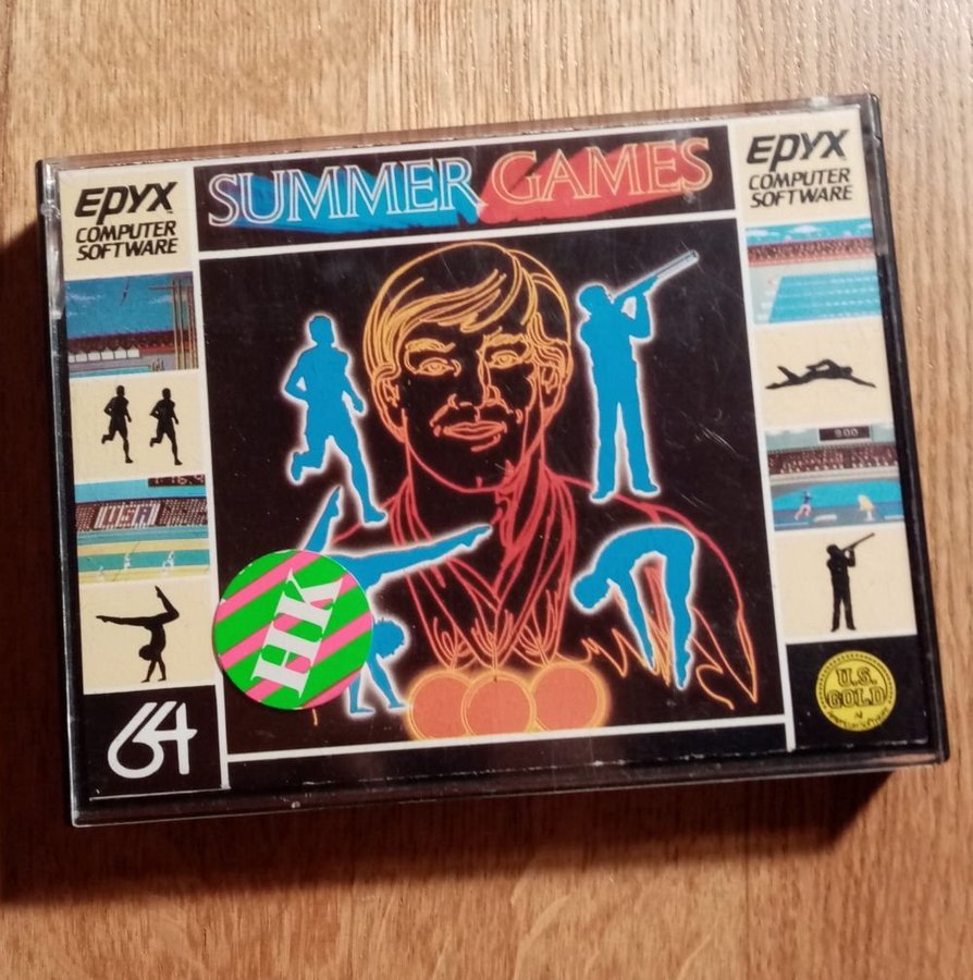 Summer Games (US Gold - Epyx) ->TESTAD<- Commodore 64 / C64 Spel