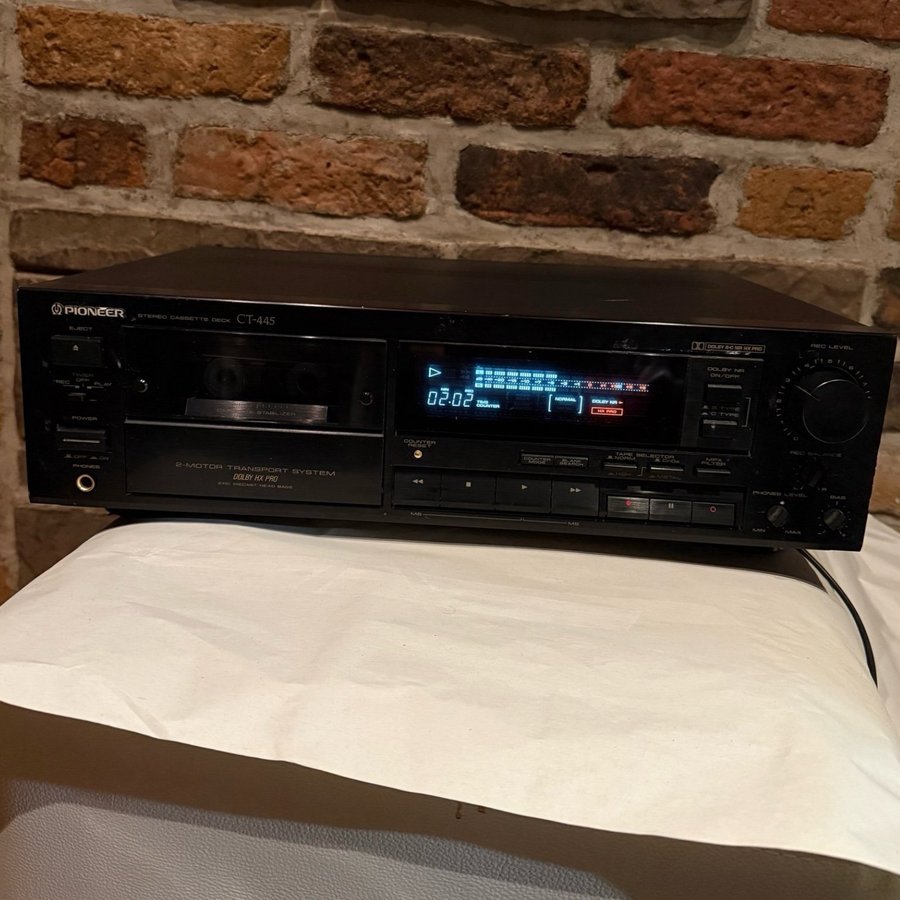 Pioneer CT-445 Kassettbandspelare