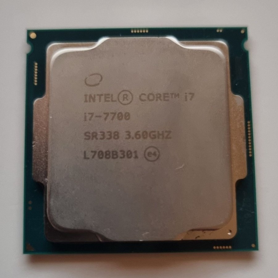 Intel Core i7-7700 CPU