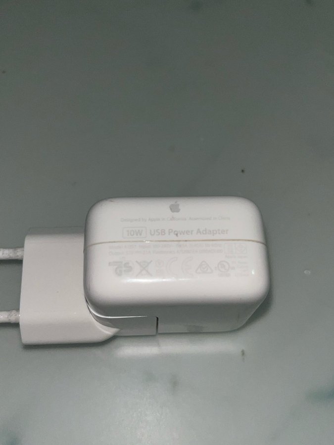 10W USB Power Adapter Originalladdare Apple som funkar till iPad och iPhone