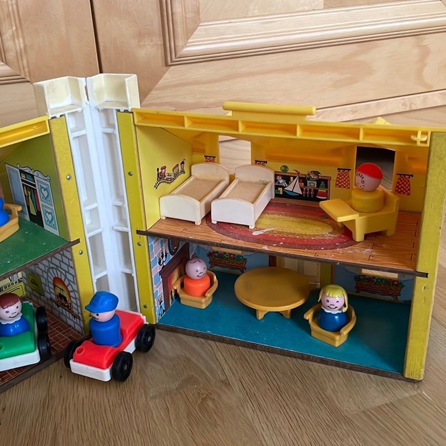 Fisher-Price Play Family House från 70 talet