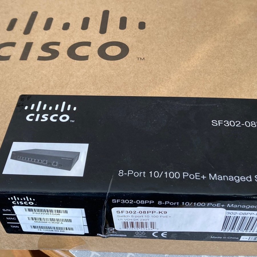 Cisco Switch SF302-08PP