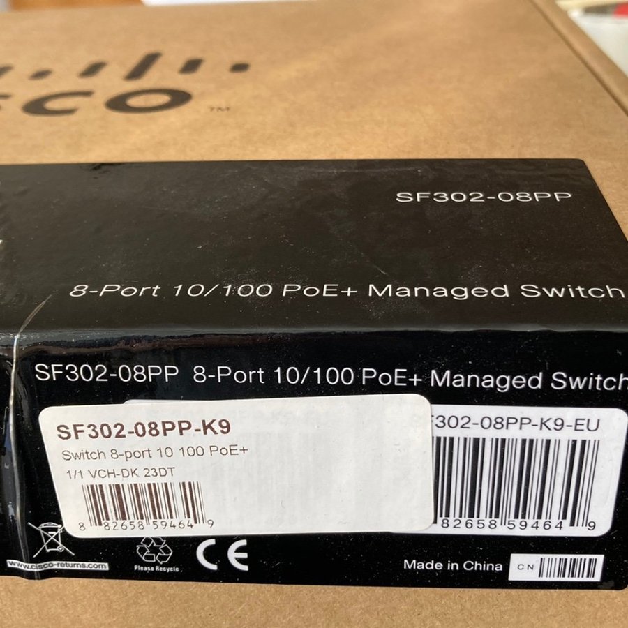 Cisco Switch SF302-08PP