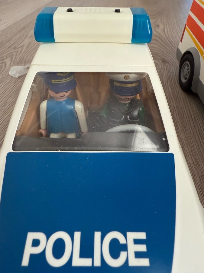 Playmobil paket med Bilar, Skepp och Figurer