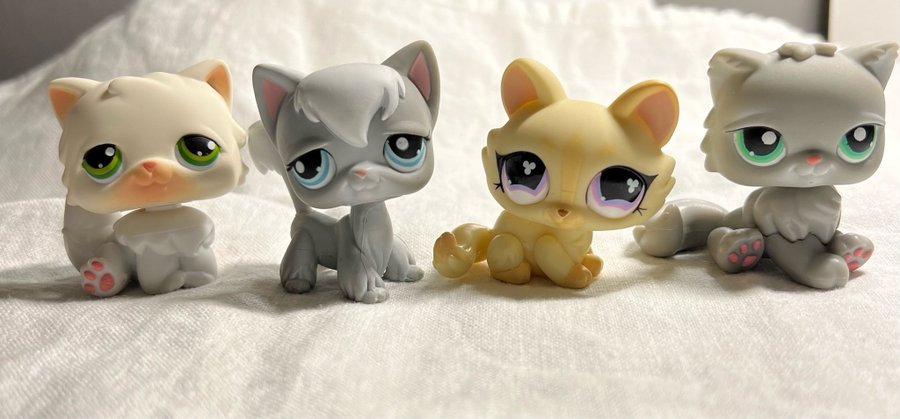 4 st Littlest Pet Shop katter