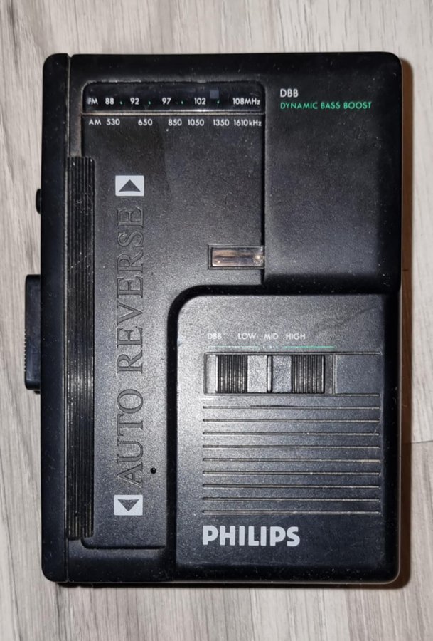 Philips Kassettbandspelare