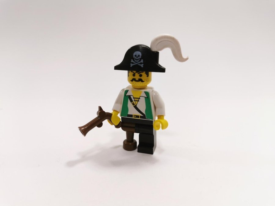 Lego - minifigur - pirates - sjörövare - pirat - pi050 - grön