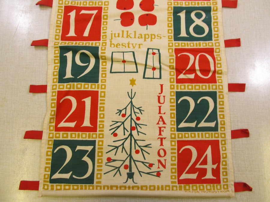 Julkalender - design Kajsa Nordström