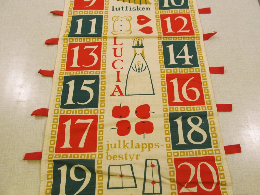 Julkalender - design Kajsa Nordström