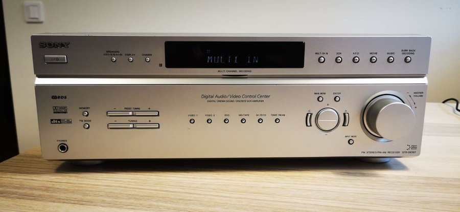 Sony STR-DE597 Surround förstärkare 90W 6.1 channel