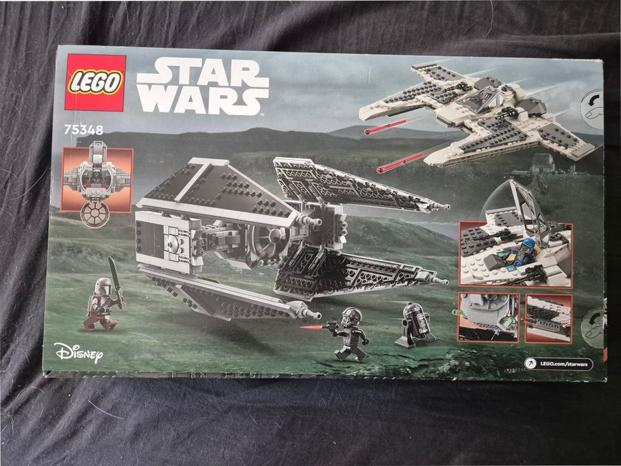 LEGO Star Wars 75348 Mandalorian's Fang vs TIE Interceptor