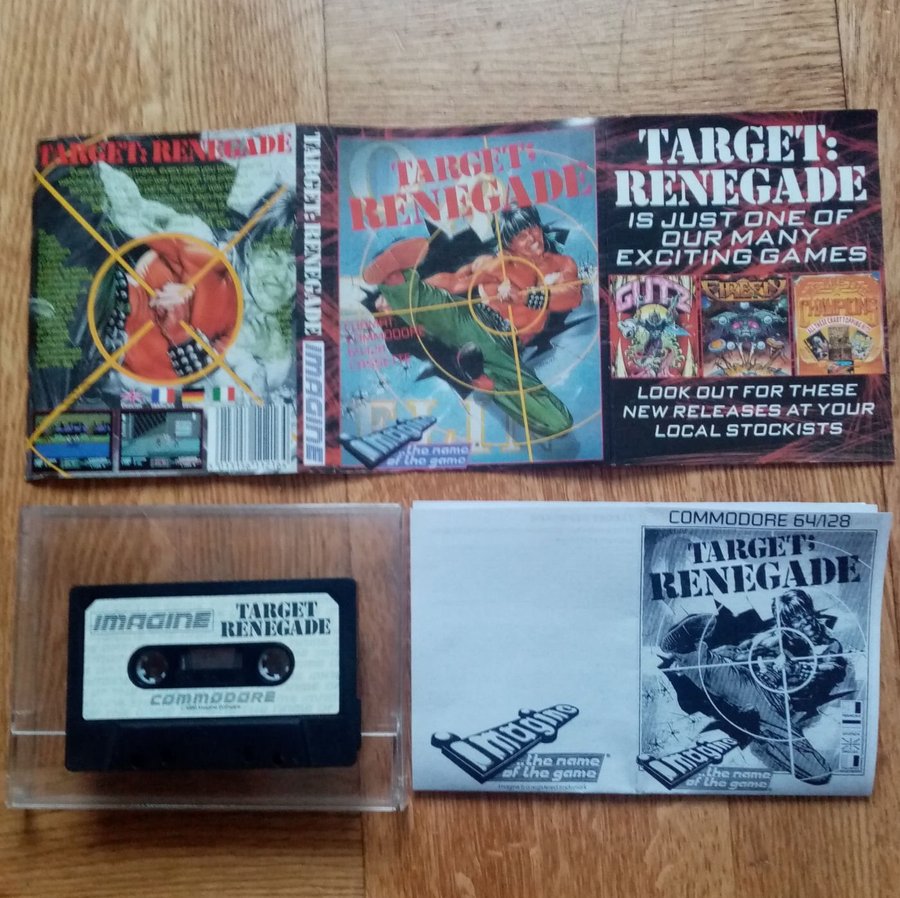 Target Renegade (Imagine Software) ->TESTAD<- Commodore 64 / C64 Spel