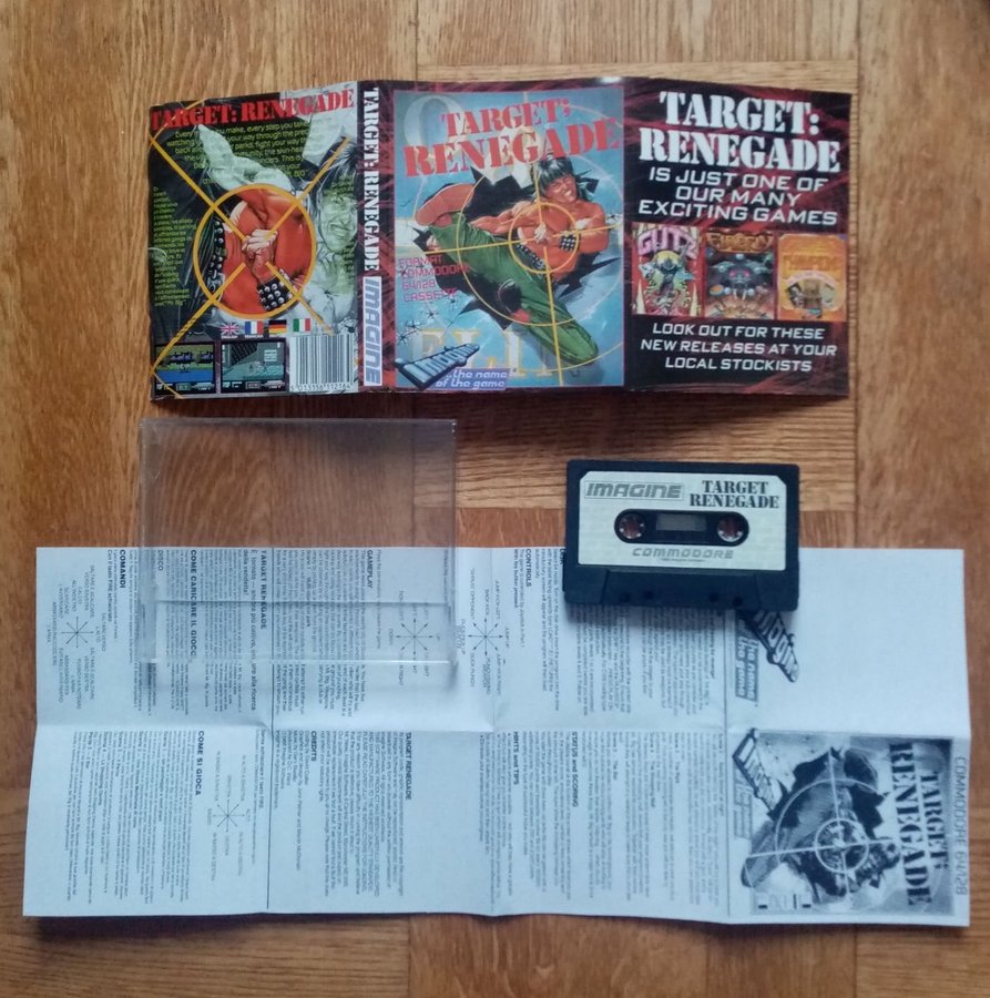 Target Renegade (Imagine Software) ->TESTAD<- Commodore 64 / C64 Spel