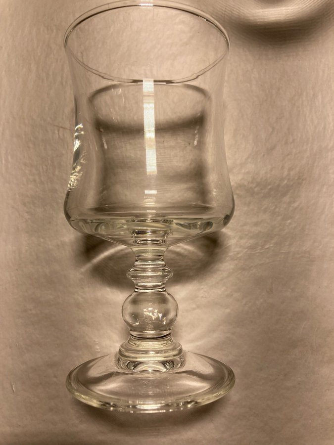 Vintage franska vin glas 7 st glögg glas franska duralex 8 st