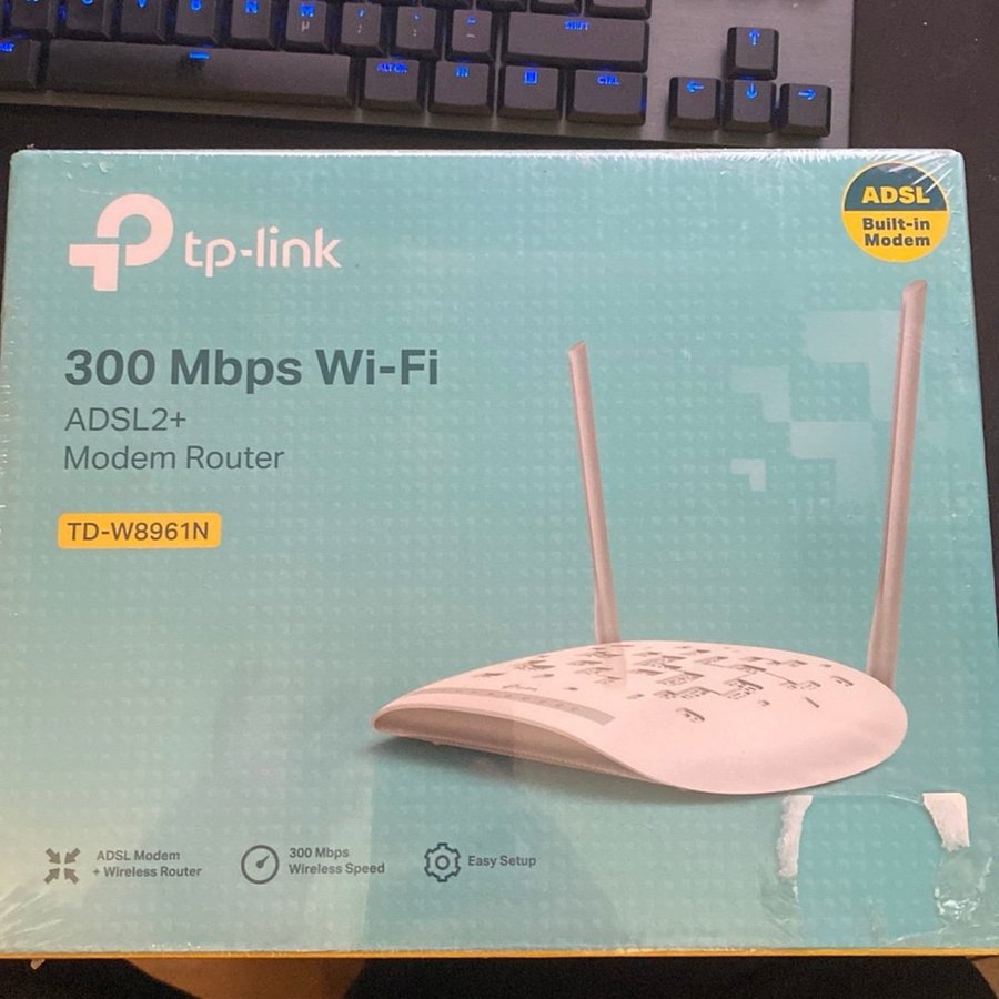 TP-Link TD-W8961N 300 Mbps ADSL2+ Modem Router