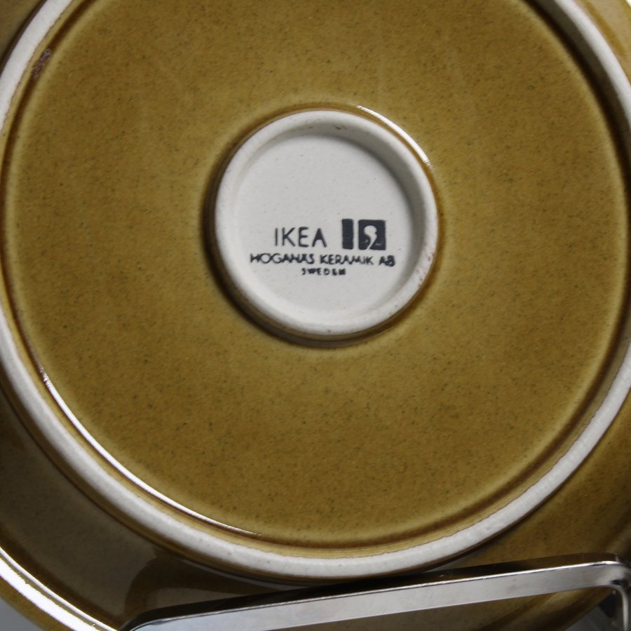 Höganäs Keramik för IKEA | Mindre Assiett / Desserttallrik 17 cm | 5 st