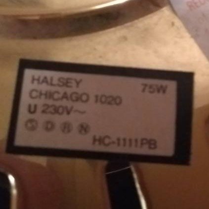 Halsey Chicago 1020 Takfläkt / Reservdelar