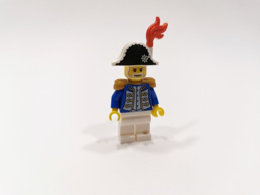 Lego - minifigur - pirates - imperial - amiral - blå