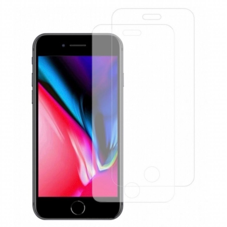 2-Pack - iPhone 7 Plus/8 Plus - Skärmskydd i Härdat Glas