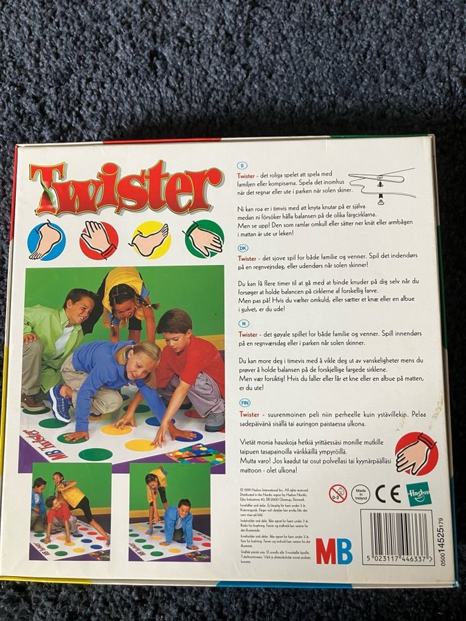 Twister spel Hasbro MB jättefint skick