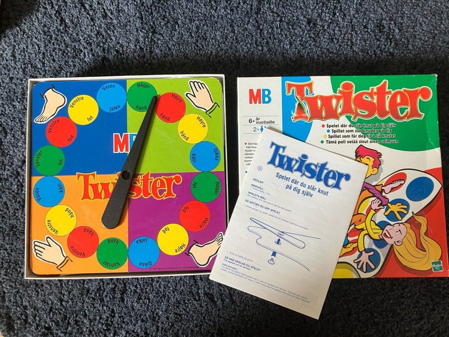 Twister spel Hasbro MB jättefint skick