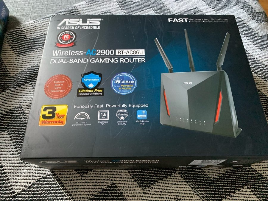 ASUS RT-AC86U Wireless-AC2900 Dual Band Gigabit Router