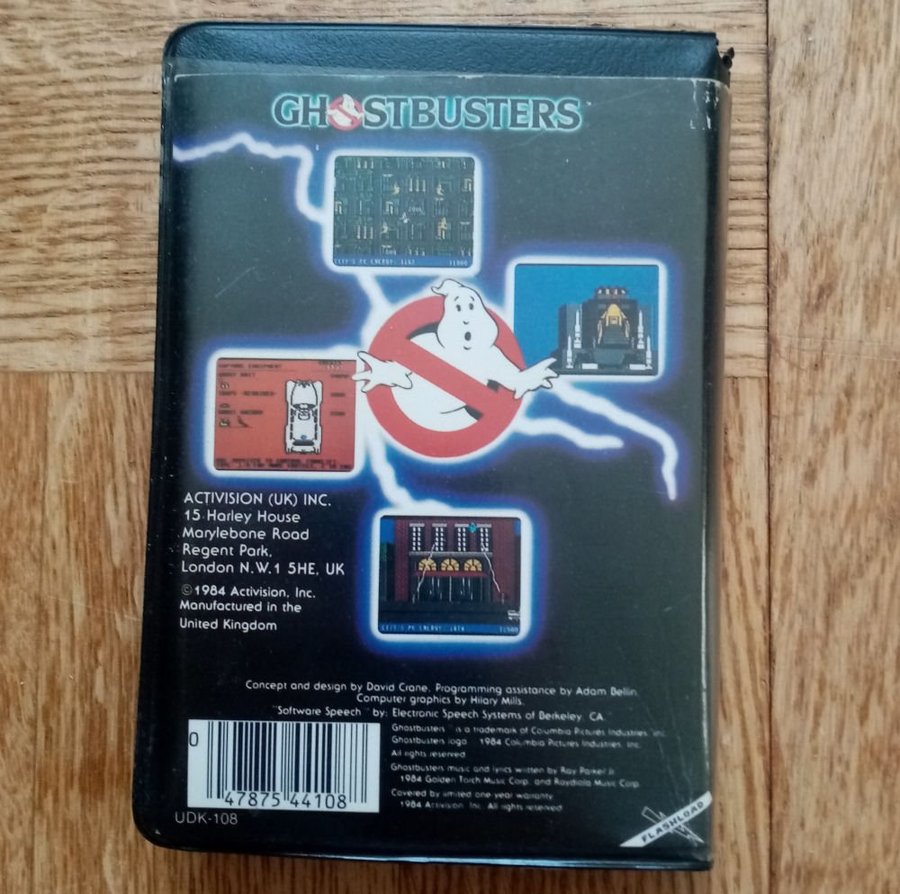 Ghostbusters (Activision) ->TESTAD<- Commodore 64 / C64 Spel