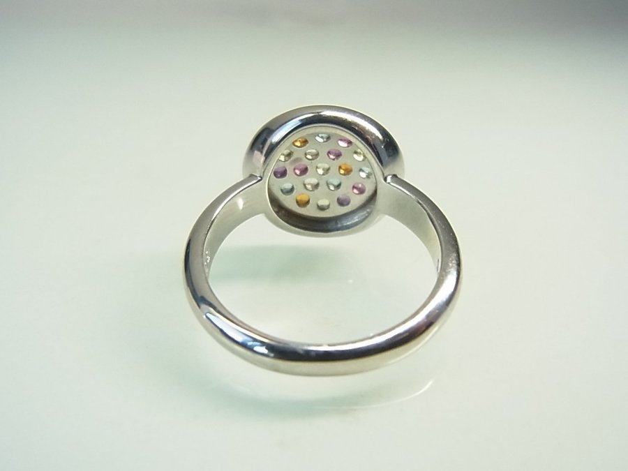 DESIGNER MULTICOLOR RING signerad / DESIGNER MULTICOLOR RING signiert