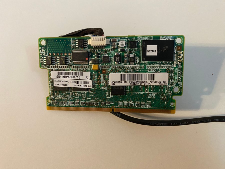 HP Smart Array P420 Module 512MB - 633540-001 + batteri